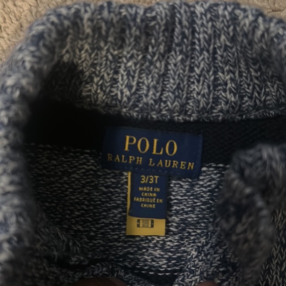 Polo Ralph Lauren pullover toddler sweater 💙🤍 - Picture 3 of 3